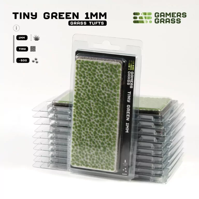 Gamers Grass: Tiny Tufts - Tiny Green 1mm - tantis.pl