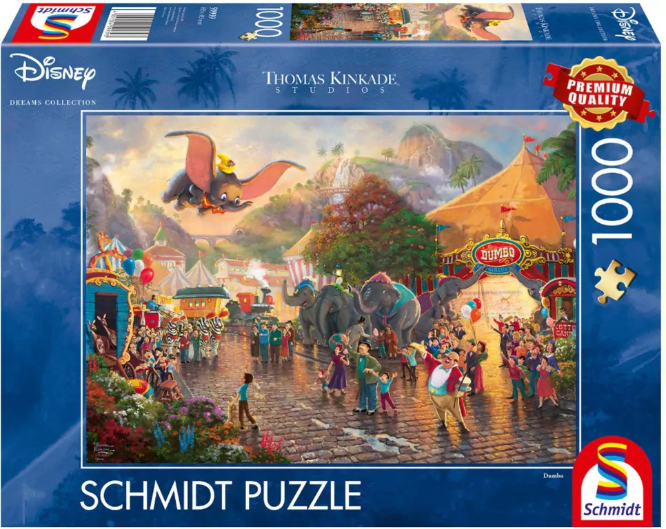 Puzzle PQ 1000 Thomas Kinkade Słoń Dumbo G3 - tantis.pl