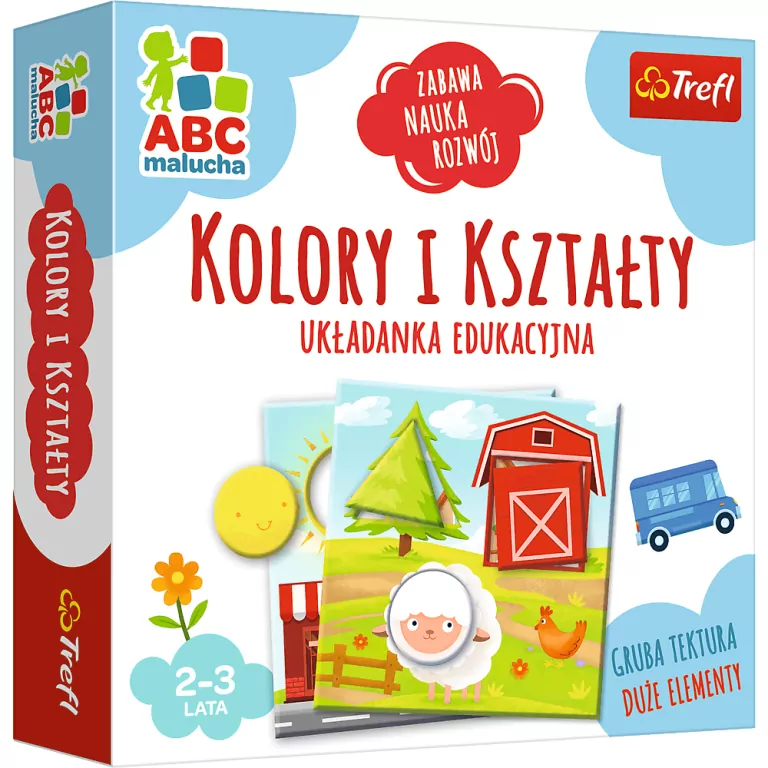 Kolory i kształty. Układanka edukacyjna - tantis.pl