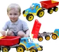 Traktor z przyczepą. Zabawka. Maksik - tantis.pl