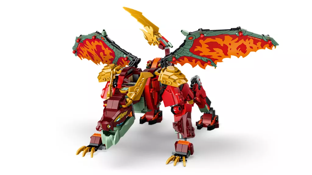 LEGO® Transformujący smoczy mech Wyldfyre 71868 - tantis.pl