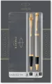 Zestaw im brushed metal gt pióro + długopis parker - tantis.pl