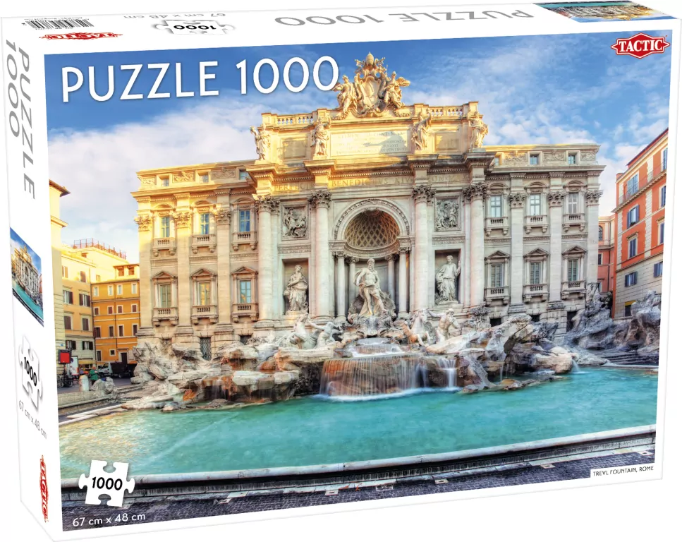 Puzzle 1000. Fontanna di Trevi, Rzym - tantis.pl