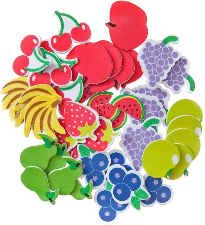 Naklejki z pianki. Owoce - tantis.pl
