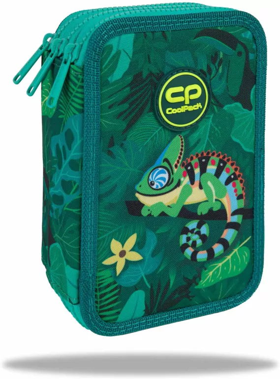 Piórnik potrójny z wyposażeniem Coolpack Jumper 3 Tropic - tantis.pl