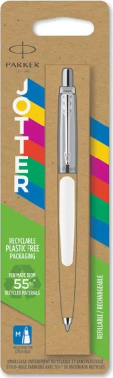Długopis Parker Jotter Originals White niebieski 2096874 - tantis.pl