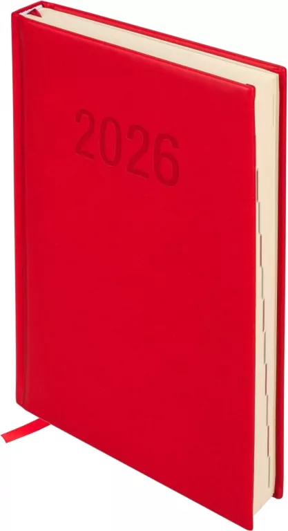 Kalendarz 2026 A5 Colorfix DNS czerwony - tantis.pl
