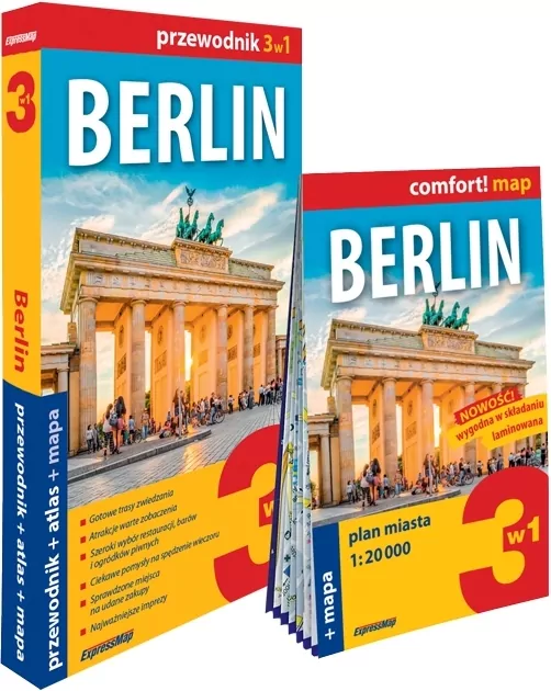 Berlin 3w1. Przewodnik, atlas, mapa - tantis.pl