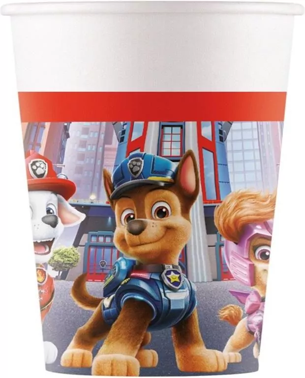 Kubeczki papierowe Psi Patrol 200 ml - tantis.pl