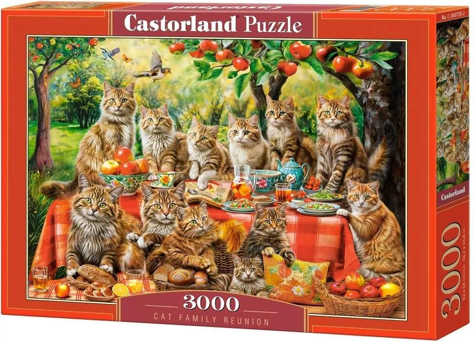 Puzzle 3000 Cat Family Reunion - tantis.pl