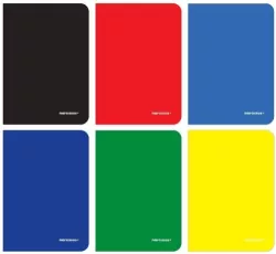 Zeszyt A5 w kratkę 32 kartki mix