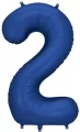 Balon foliowy cyfra 2 86cm granat - tantis.pl