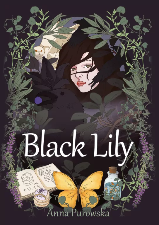 Black Lily (barwione brzegi) - tantis.pl