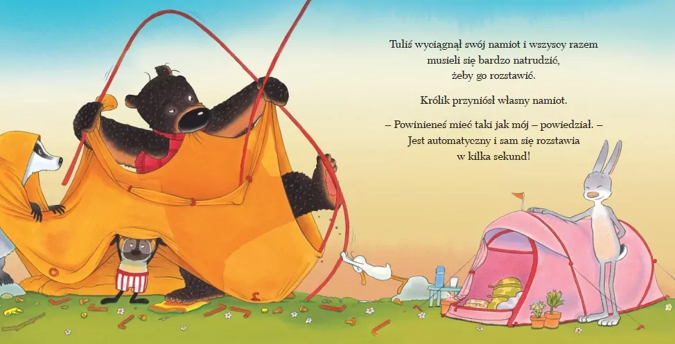 Miś Tuliś i bajki na dobranoc pod namiotem - tantis.pl