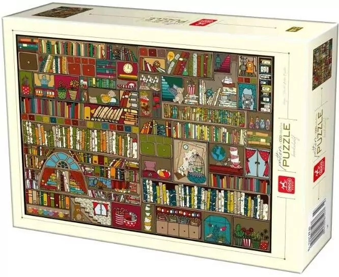 Puzzle 1000 Biblioteka - tantis.pl