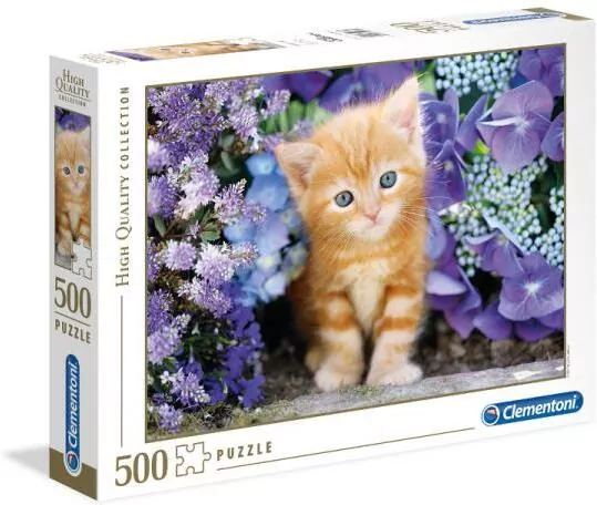 Puzzle 500. High Quality Collection. Imbirowy kot - tantis.pl