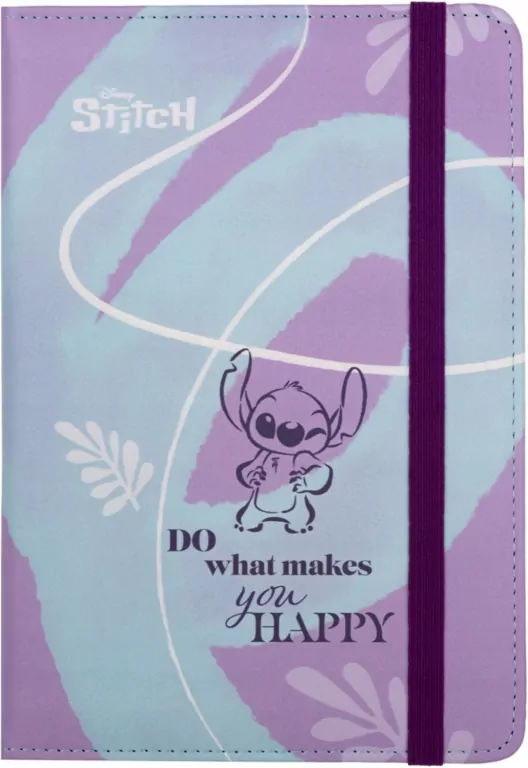 Notes A5 80 k. linia z gumką Disney Fashion Stitch wzór 3 - tantis.pl