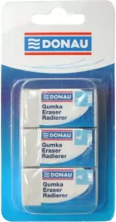 Gumka uniwersalna biała Donau. 3 sztuki