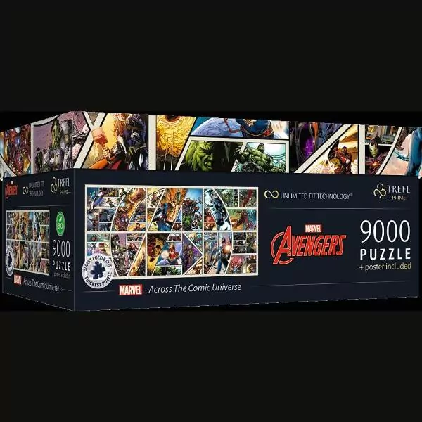 Puzzle 9000. UFT Marvel. Across The Comic Universe - tantis.pl