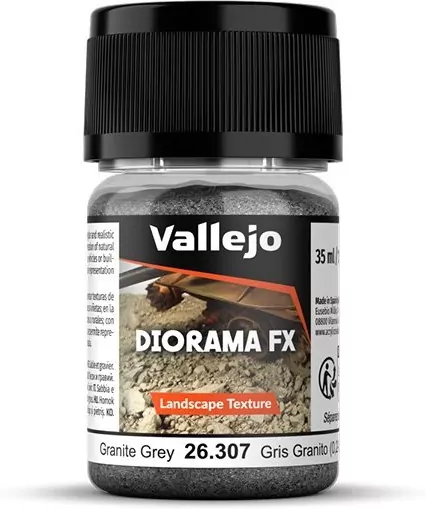 Vallejo: 26.307 - Diorama FX - Landscape Textures - Granite Grey (0,5-1 mm) - tantis.pl