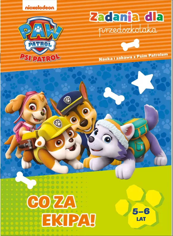 Psi Patrol. Zadania dla przedszkolaka cz. 7 Co za ekipa! - tantis.pl