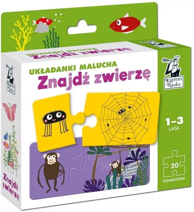 Znajdź zwierzę. Układanki malucha - tantis.pl