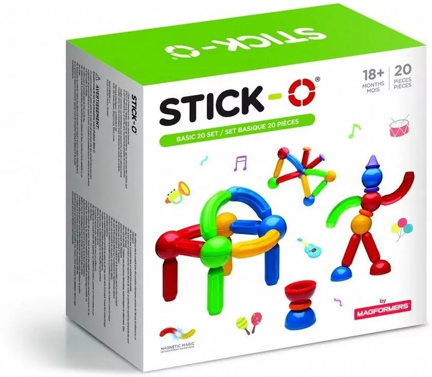 Magformers. Klocki magnetyczne. Stick-O - tantis.pl