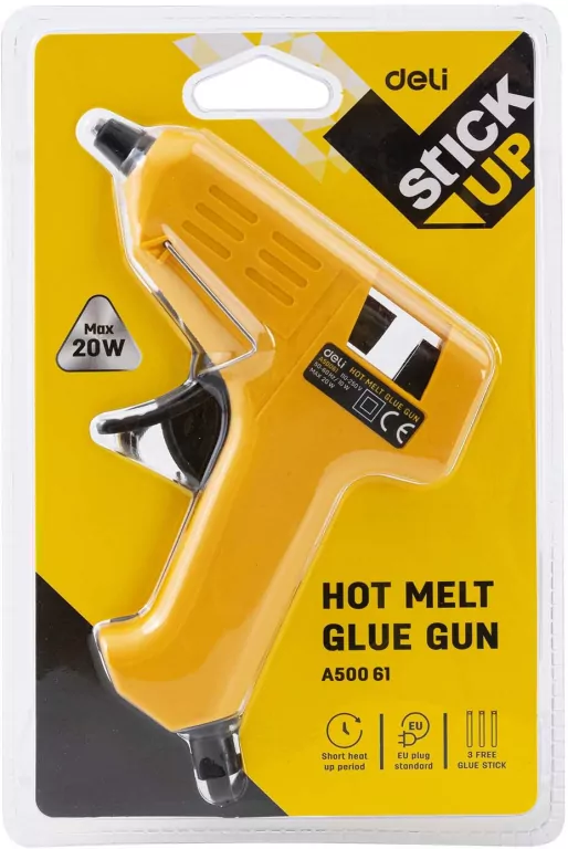 Pistolet do kleju 20W żółty - tantis.pl