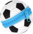 Piórnik silikon 1zamek siatka Football - tantis.pl