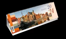 Kalendarz 2026 poziomy ze spiralką Wenecja