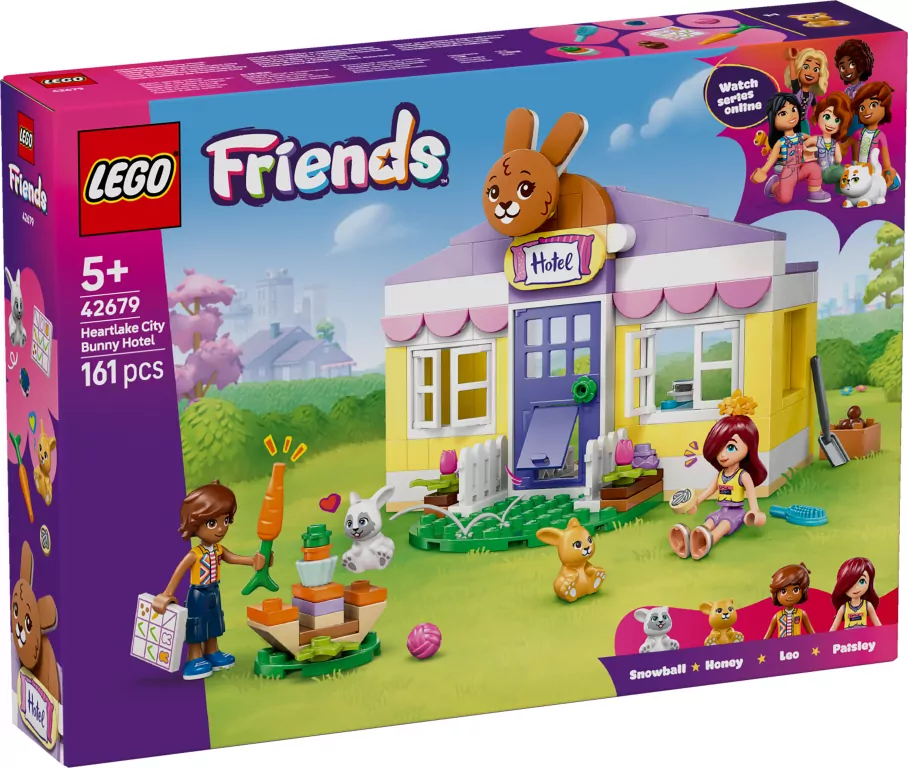 LEGO® Friends.  Hotel dla królików w mieście 42679 - tantis.pl