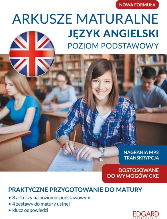 Język angielski. Arkusze maturalne. Poziom podstawowy - tantis.pl