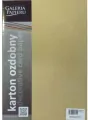 Karton ozdobny A4, Złoty 220G, 20 sztuk - tantis.pl