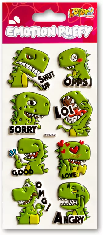 Naklejki puffy Emotion Dino - tantis.pl