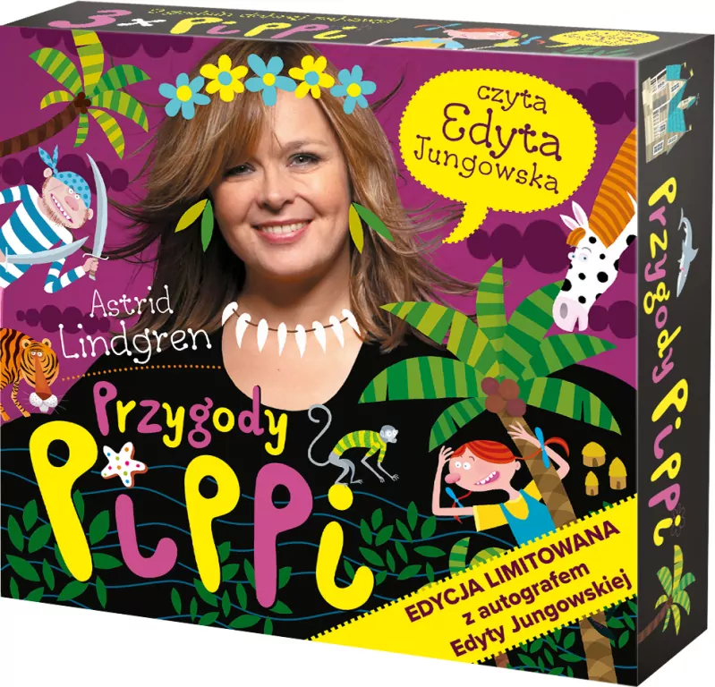 Przygody Pippi (3xCD - edycja limitowana z autografem) (książka audio) - tantis.pl