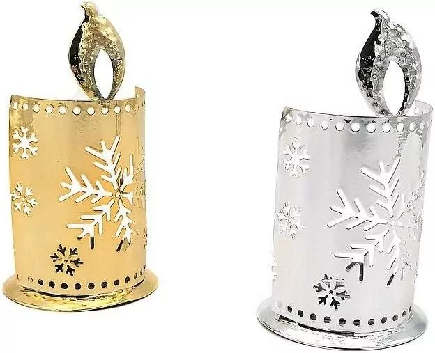 Świecznik metalowy na tealighty MIX - tantis.pl