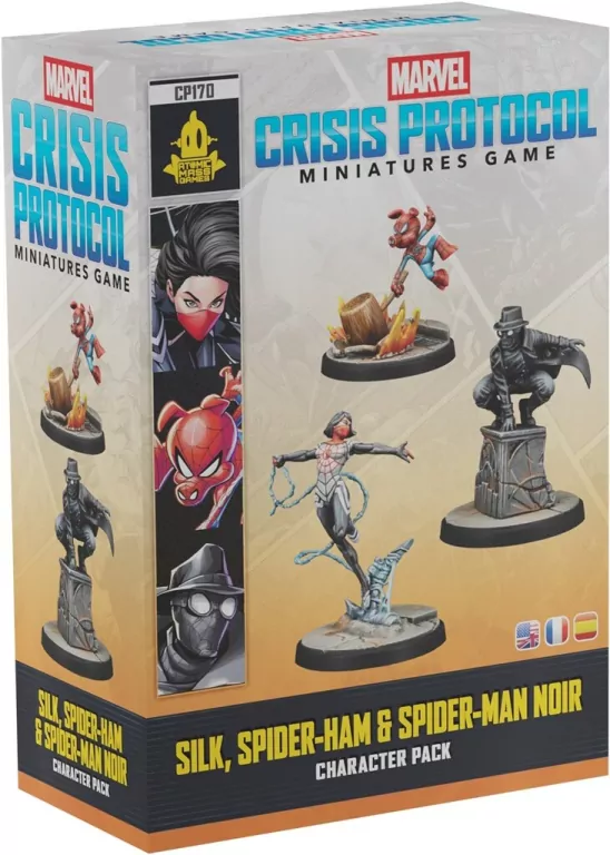 Marvel: Crisis Protocol Silk, Spider-Ham & Spider-Man Noir - tantis.pl