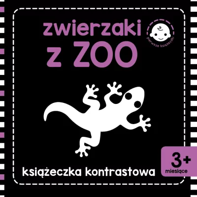 Książeczka kontrastowa. Zwierzaki z zoo