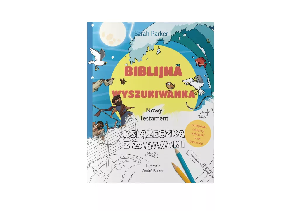 Biblijna wyszukiwanka. Nowy Testament. Książeczka z zabawami - tantis.pl