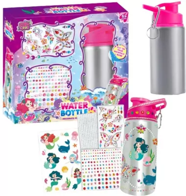 Zestaw kreatywny butelka na wodę syrenka