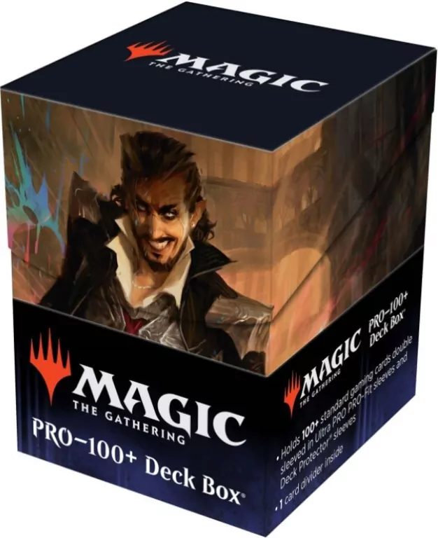 Ultra Pro: Magic the Gathering - Streets of New Capenna - 100+ Deck Box - Anhelo, the Painter - tantis.pl