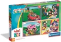 Puzzle 4w1 Mickey Mouse Clubhouse - tantis.pl