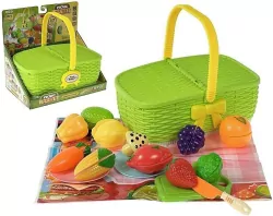 Zestaw piknikowy w koszyku