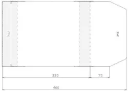 Okładka regulowana 242x400mm