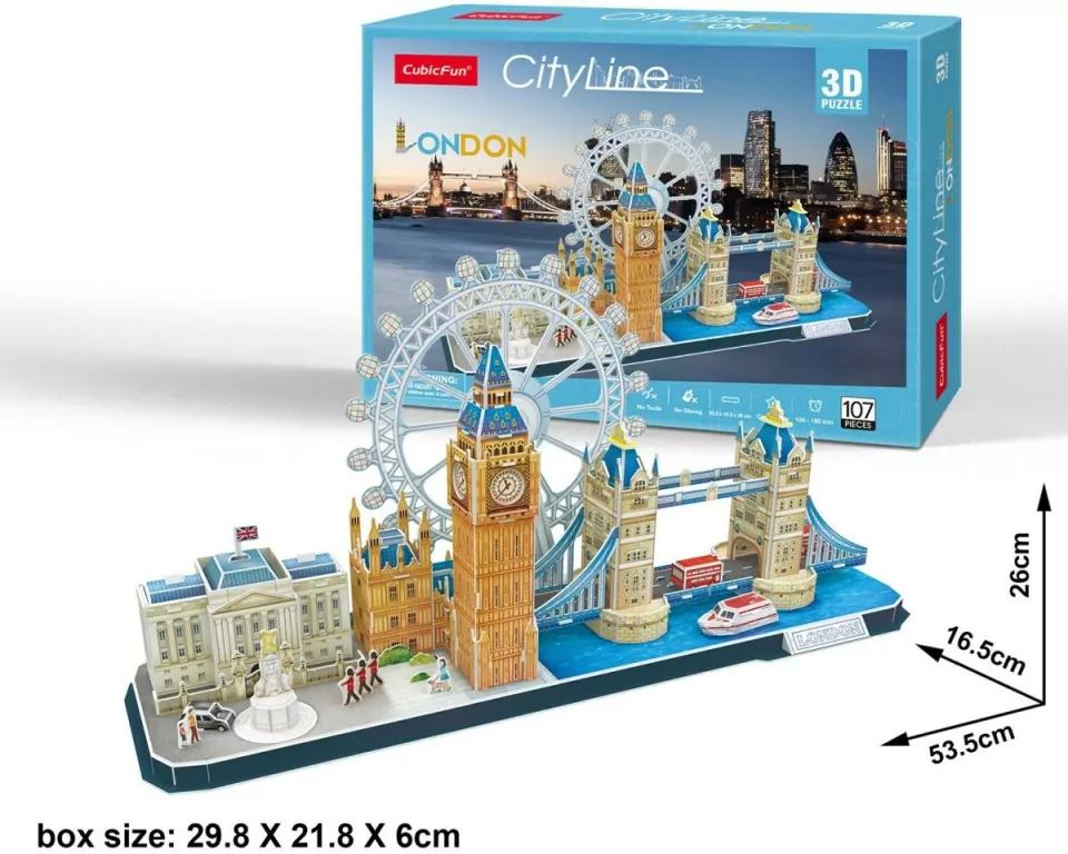 Puzzle 3D City Line London - tantis.pl