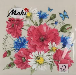 SERWETKA PAP 3W 330X330 KWIAT 53601 PM OP