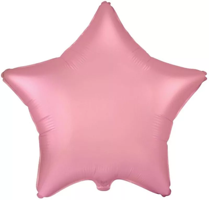 Balon foliowy Gwiazda jasnoróżowy 45cm - tantis.pl