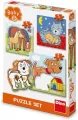 Puzzle Baby Zwierzęta w gospodarstwie 3-5el - tantis.pl