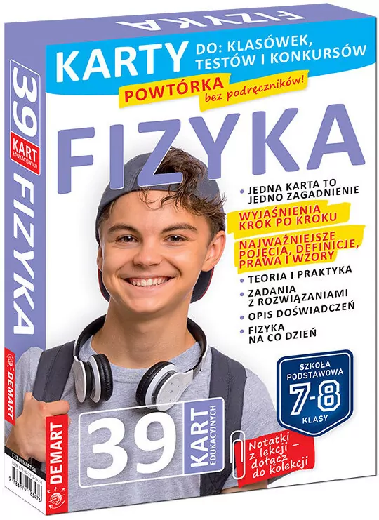 Fizyka. Karty edukacyjne - tantis.pl