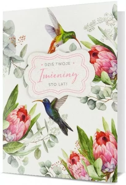 Karnet okolicznościowy B6. Imieniny. Pan Dragon - tantis.pl